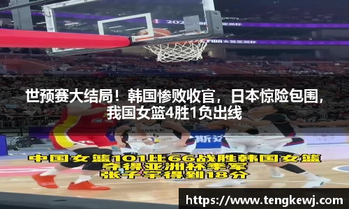 世预赛大结局！韩国惨败收官，日本惊险包围，我国女篮4胜1负出线